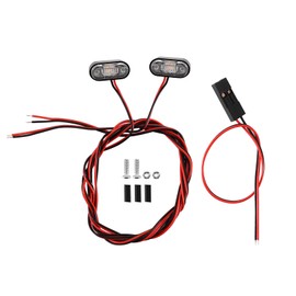 INJORA 11x5mm Side Marker Lights Warning Lights for RC Cars(White, Yellow and red)