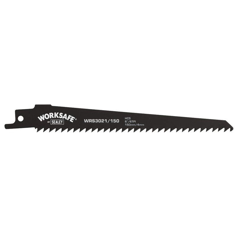 Sealey WRS3021/150 150mm 6tpi Reciprocating Saw Blade - Pack of
