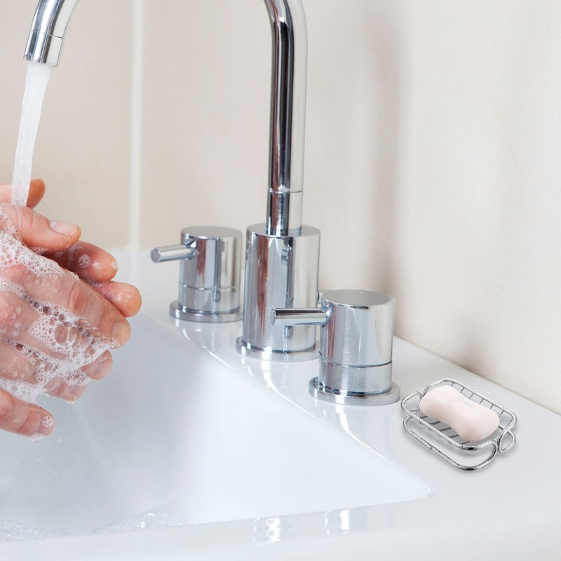 Patelai Soap Dish Stainless Steel Bathroom Bar Soap Holder for