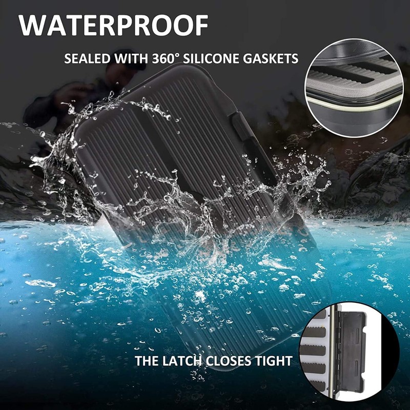 Maxcatch Streamer Waterproof Fly Fishing Box Double Sided Waterproof Jig