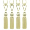 DÉCOPRO Tassel Tieback, Style# TBTRK6, Color# A2 - Cream Ivory [Set of 4]