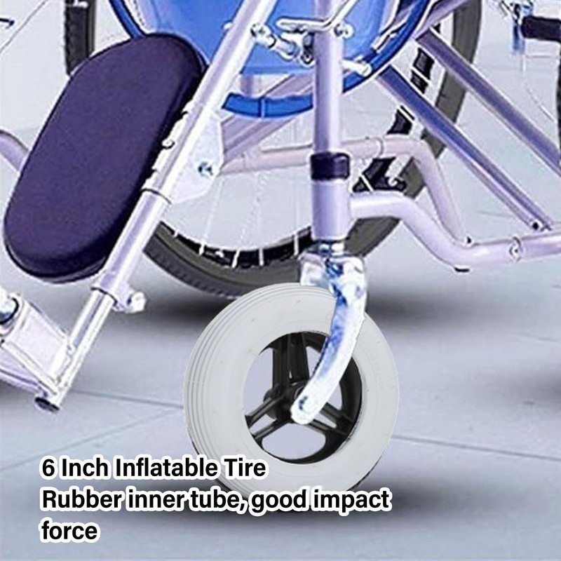6 Inch Inflatable Tire with Outer Tyre Rubber Inner Tube