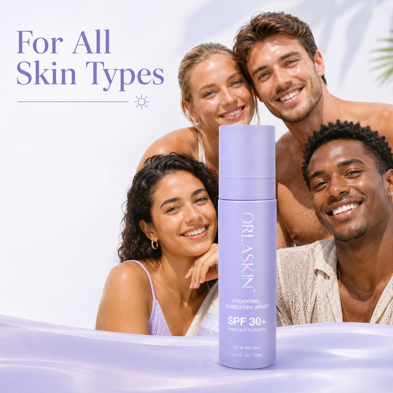 ORLASKIN Hawaiian Sunscreen Spray SPF 30-Waterproof Body & Face Sunscreen