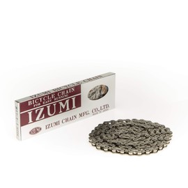 IZUMI ES410 Spring Clip Connect Single-Speed Chain, 116 Links in 7 Colors