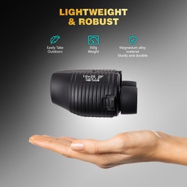 10 x 25 Compact Binoculars Beginners Adults Binoculars Small with Night Vision Low Light Clear Foldable for Bird Watching Concerts Hiking Travel Hunting