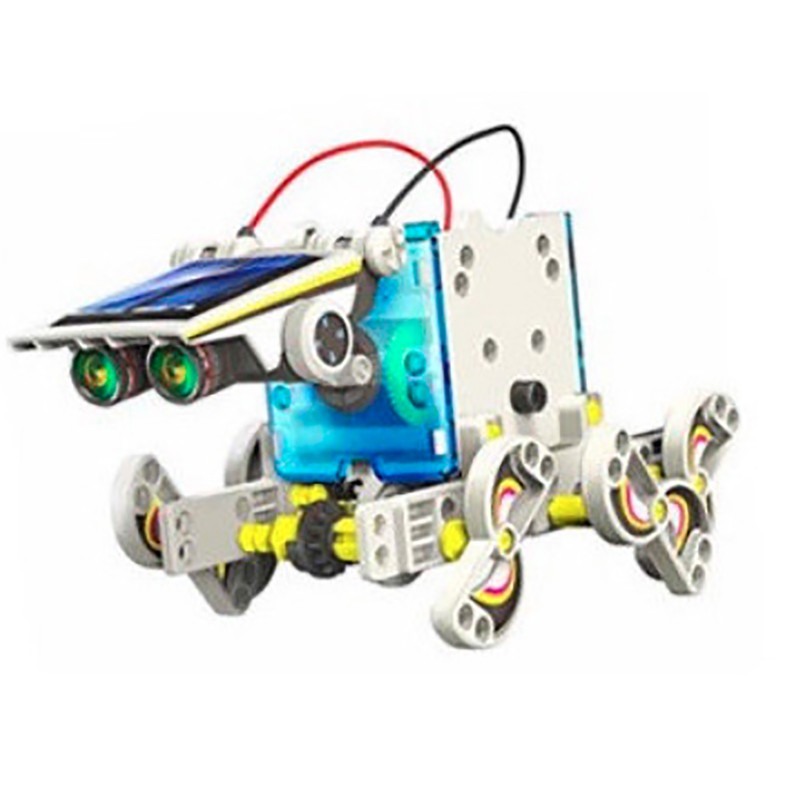 Solar Robot Toy 13 in 1 Sturdy Plastic Hand Eye