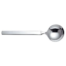 Alessi 4180/31 Dry Suppenlöffel, 6 Stück (80/31 (DE)/41), Silber