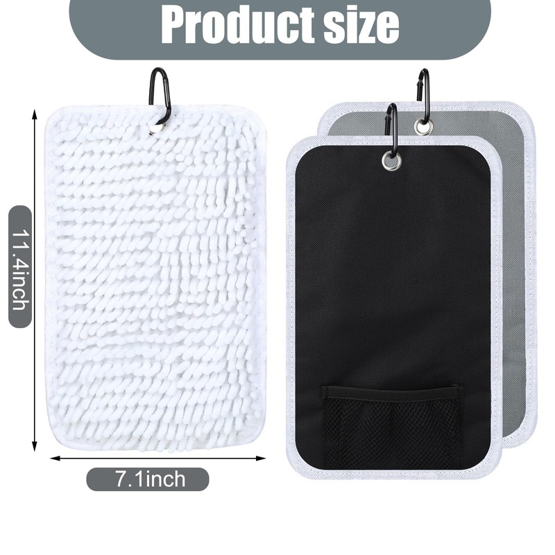 Fanfanwin 2 Pcs Disc Golf Towel Disc Golf Cleaner with