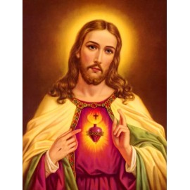 Sacred Heart Of Jesus High Quality Metal Fridge Magnet 3x4 7293
