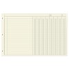 BookFactory Ledger Pad/Large 8 Column Accounting Ledger Columnar (Eight Columns)