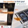 Stove Gap Covers Stainless Steel, 2Pack Retractable Stove Gap Filler