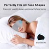YYTECH Sleeping Mask for Side Sleepers, 2024 Breathable 100% Light