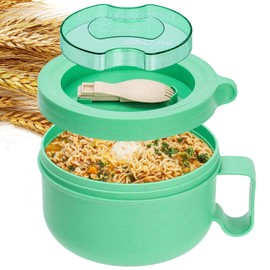 Unbreakable Microwave Soup Mugs with Lids and Handles,Microwave Ramen Bowl with Lid for Soup and Instant Noodles,Oatmeal, Gumbo, Salad,BPA Free