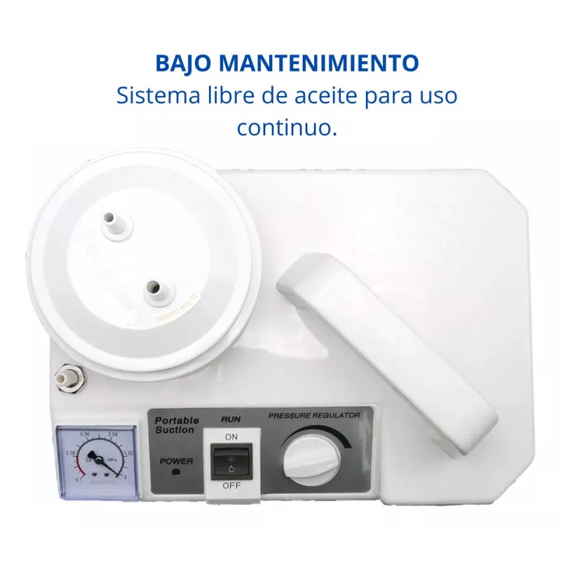 Hergom Aspirador Flemas Y Secreciones Portatil Universal 18l X Min