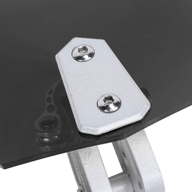 Motorcycle Windshield Acrylic Heightened Adjustable Clip On Wind Deflector Windscreen