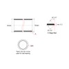 sourcing map Sleeve Bearings 10 mm Bore x 12 mm