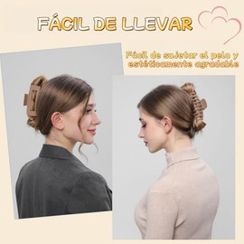 8 Piezas Pinzas para Cabello Rectangulares, Multicolor (Pack 2)