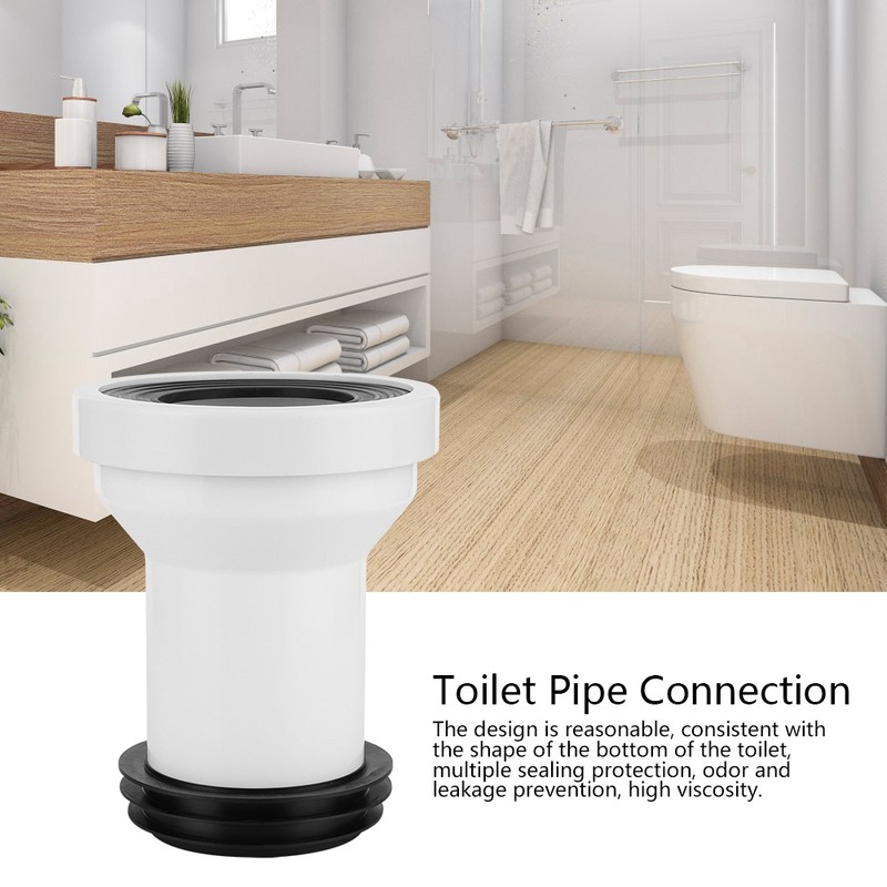 Heighten Toilet Connection Adapter Drainer Drain Pipe Toilet Accessories for