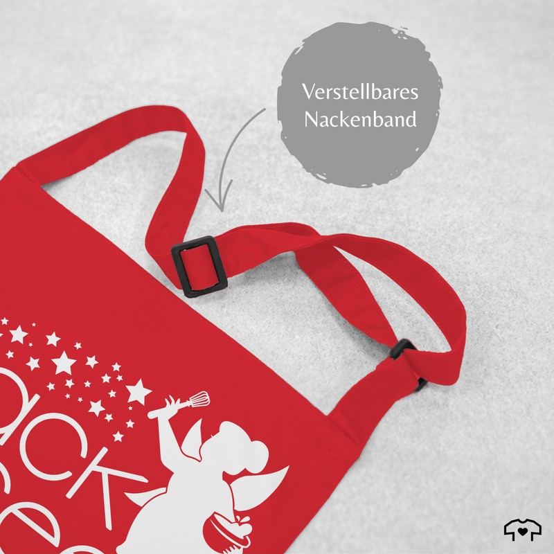 Geschenk mit Namen personalisiert by Shirtracer - Apron - Baking