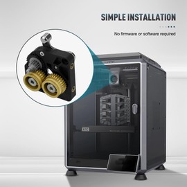 K1 One Piece Upgrade Gear Miter Kit DLC Double Bearings for Stable Operatio,Highly Efficient Printing, Hardened Steel, Abrasion Resistant,for K1/K1C/K1 max/Ender 3 V3 and Ender 3 V3 Plus 3D Printer