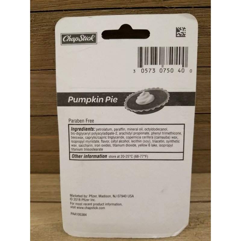 ChapStick 3 ChapStick LIMITED EDITION Pumpkin Pie Lip Balm Chap