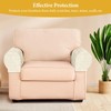 Armrest Chair Covers, Set of 4 Anti-Slip Stretch Chenille Couch