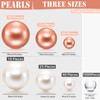 UDU 150 Pcs Floating No Hole Pearl and 10000 Pcs