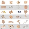 Bartl 112394 Wooden Puzzle Games Set 24 Mini Puzzles, Perfect