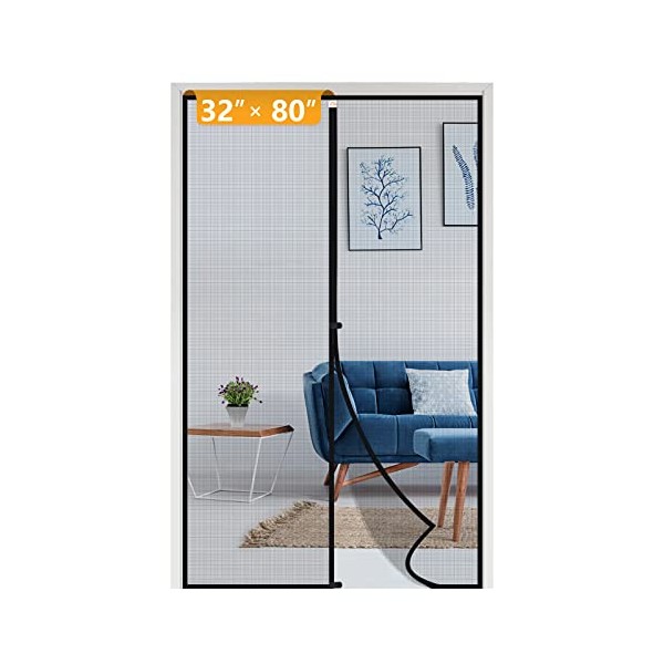 yotache Yotache Magnetic Screen Door for 32x80 Doors, Screen Size