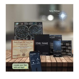 Extra Bright Star Package. Name a UK Visible Star by Star-Name-Registry