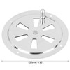X AUTOHAUX 2pcs 5 Inch Marine Boat Louvered Ventilation Vent
