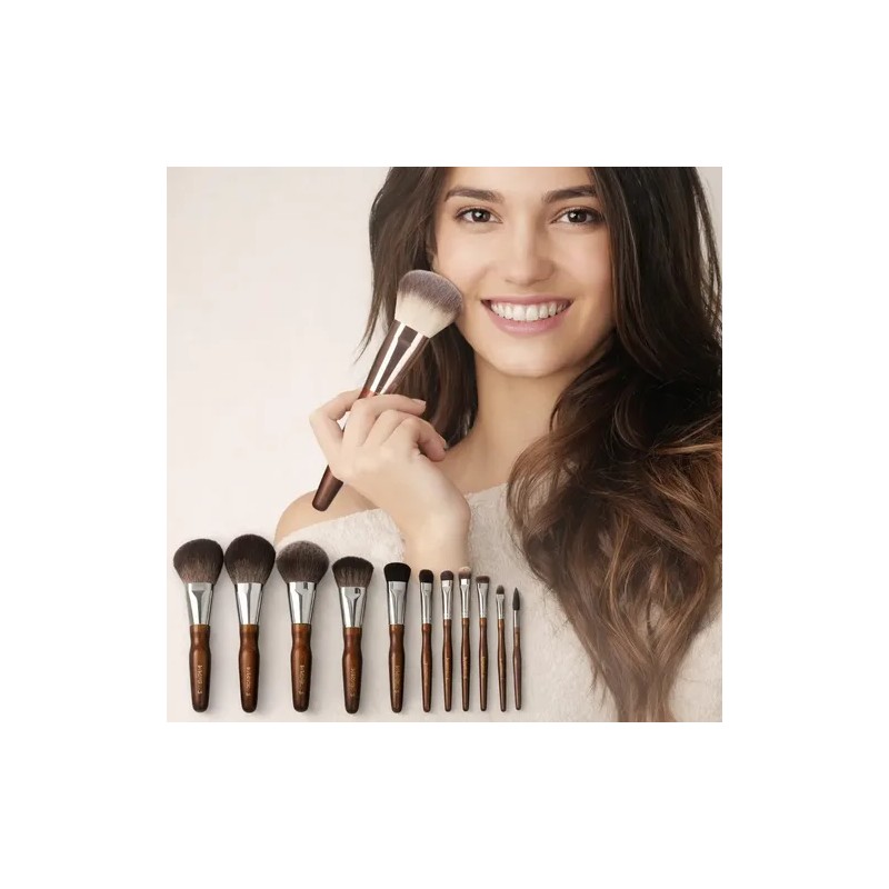 Miss Cherry Brochas De Maquillaje Profesional Natural 13 Pzs