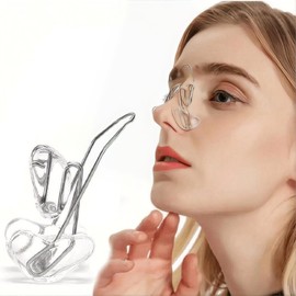 Nose Shaping Clip, Wide Nose Lifter Beauty Tool - Non-Electric (Transparent, One size)