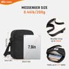 SKYSPER Messenger Bags for Men, Black