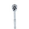 BRILLIANT TOOLS BT020995 1/4 Inch Reversible Ratchet with Metal Handle,