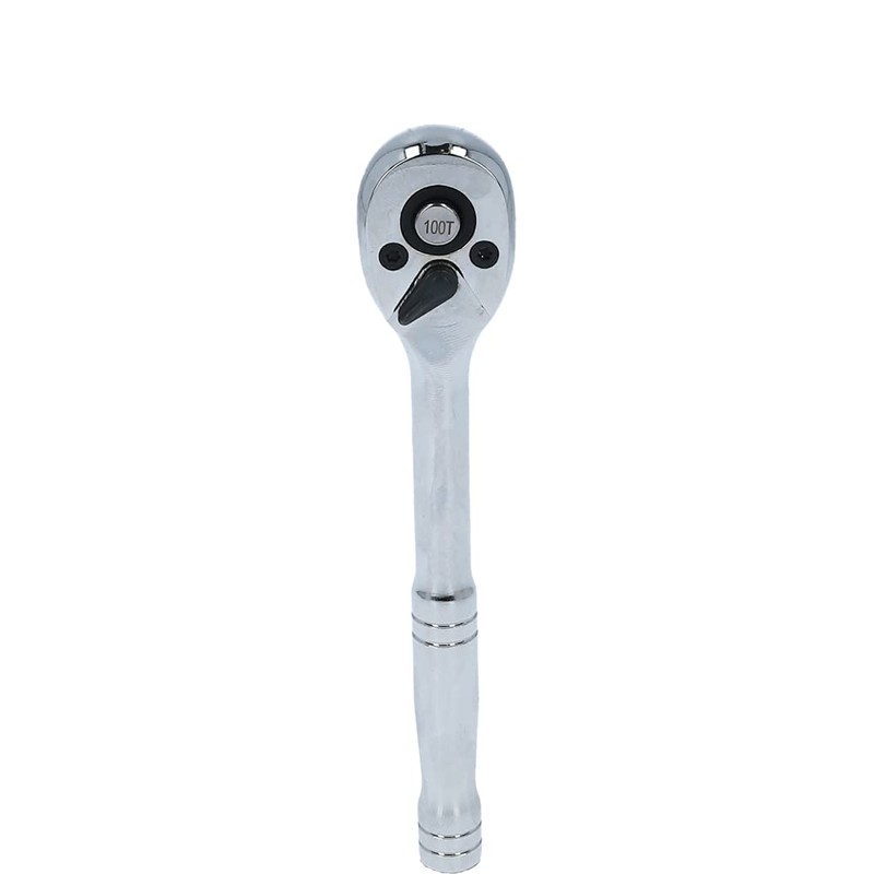 BRILLIANT TOOLS BT020995 1/4 Inch Reversible Ratchet with Metal Handle,