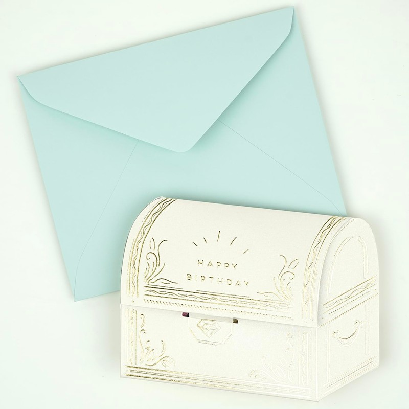 Greeting Life Birthday Card Treasure Card TK-46 White