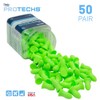 Flents - Tapones para los oídos, Verde, 50 Pair