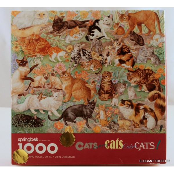 Springbok - CATS cats Cats cats CATS! - Jigsaw Puzzle - 1000 Pc