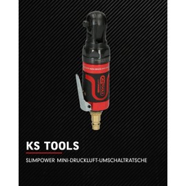 'KS Tools 515.5505 1/4 Slim Power Mini Air Reverse Ratchet 34nm