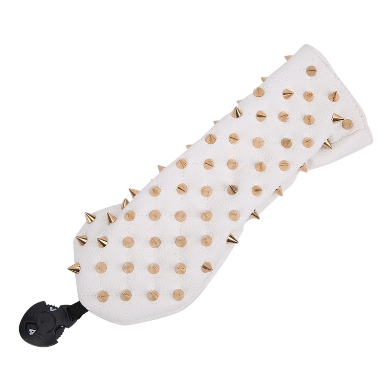 Rivet Wooden Club Protection Headcover Unique PU Waterproof Golf Putter