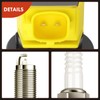 A-Premium (Yellow) Set of 8 Ignition Coil Pack and Iridium