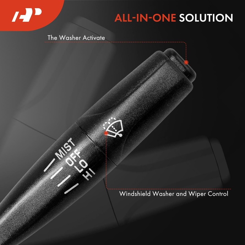 A-Premium Turn Signal Switch, Windshield Wiper Multifunction Switch Lever Compatible