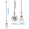 4 Pack Ceiling Fan Pull Chain, 12 Inch Pull Chains