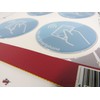 BIKE-label Sign 3D Sticker Dm 70 mm Pack of 4