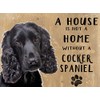 Small (150 x 200mm) Metal Sign - A House is