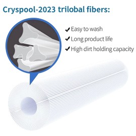 Cryspool Pool Filter Compatible with CX870RE, SwimClear C4020,C4000, C4000S, PA100N, Unicel C-7487, Filbur FC-1270, 100 sq. ft.,4 Pack