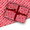 Funny rude Day Gift Wrapping Paper with Hearts Pattern, Pink