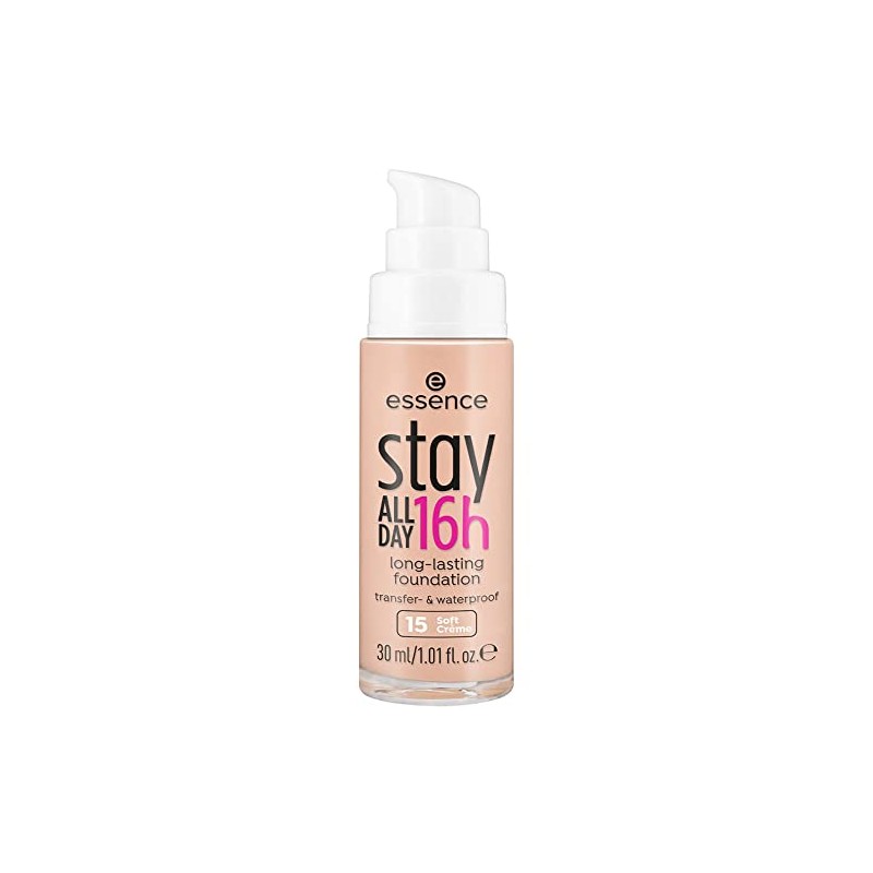 essence Fondotinta stay ALL DAY 16h long-lasting viso lunga tenuta