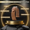 ALPINE Soft and Smooth Genuine Perforated Leather Watch Strap -